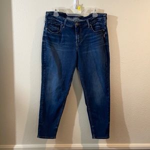 Silver Jeans SUKI Skinny Crop sz16/L25